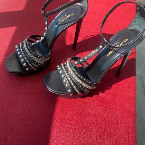 Saint Laurent high heel sandal - Picture 2 of 4